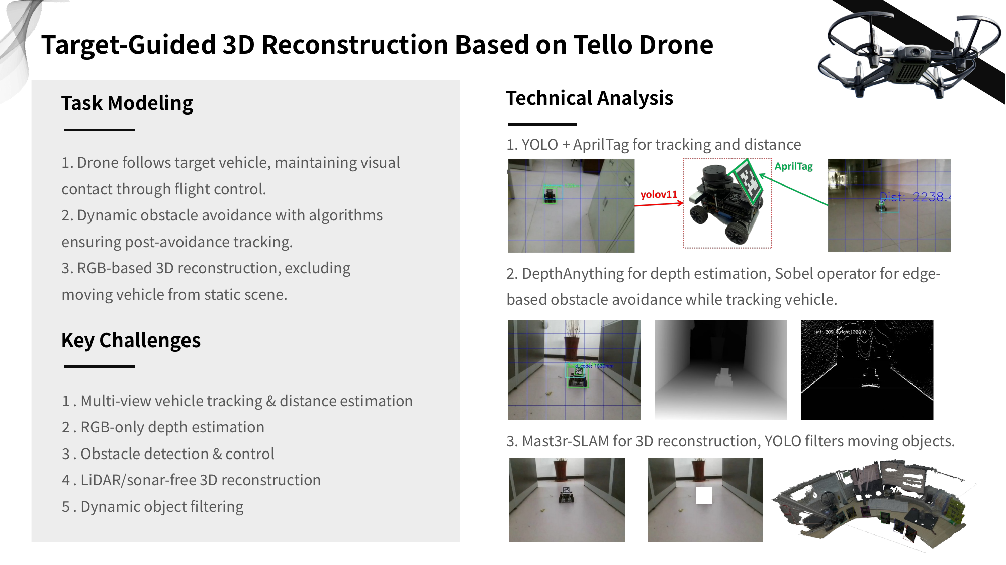 Autonomous Drone Navigation presentation slide 1